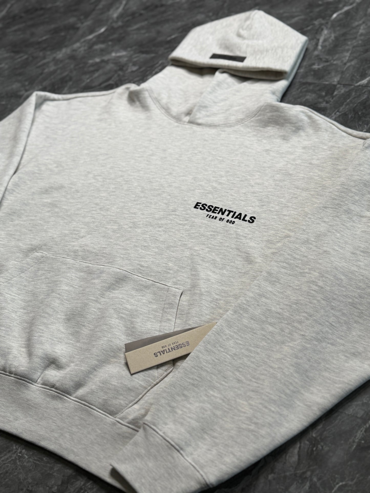 Essentials Light Oatmeal Hoodie