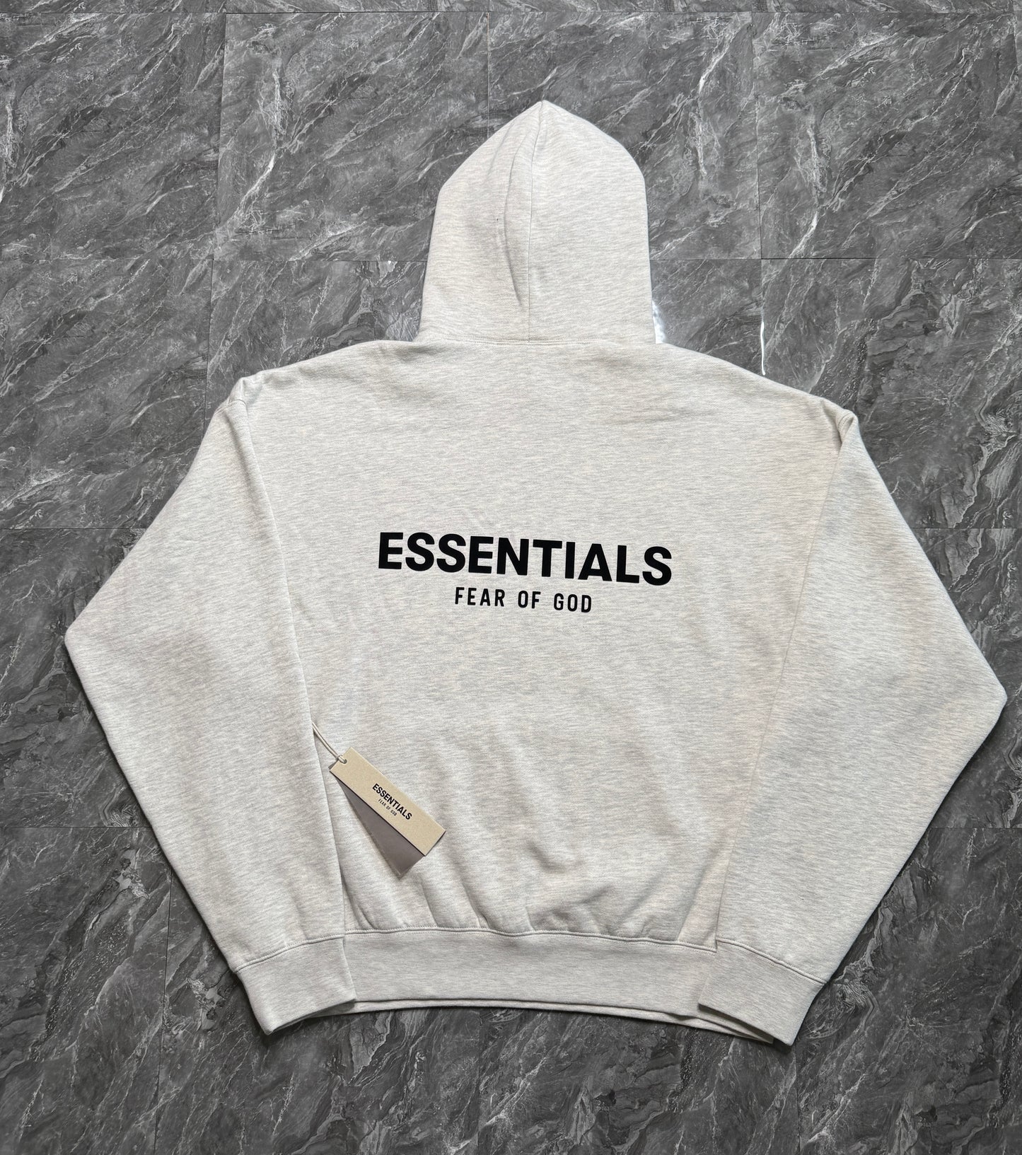 Essentials Light Oatmeal Hoodie