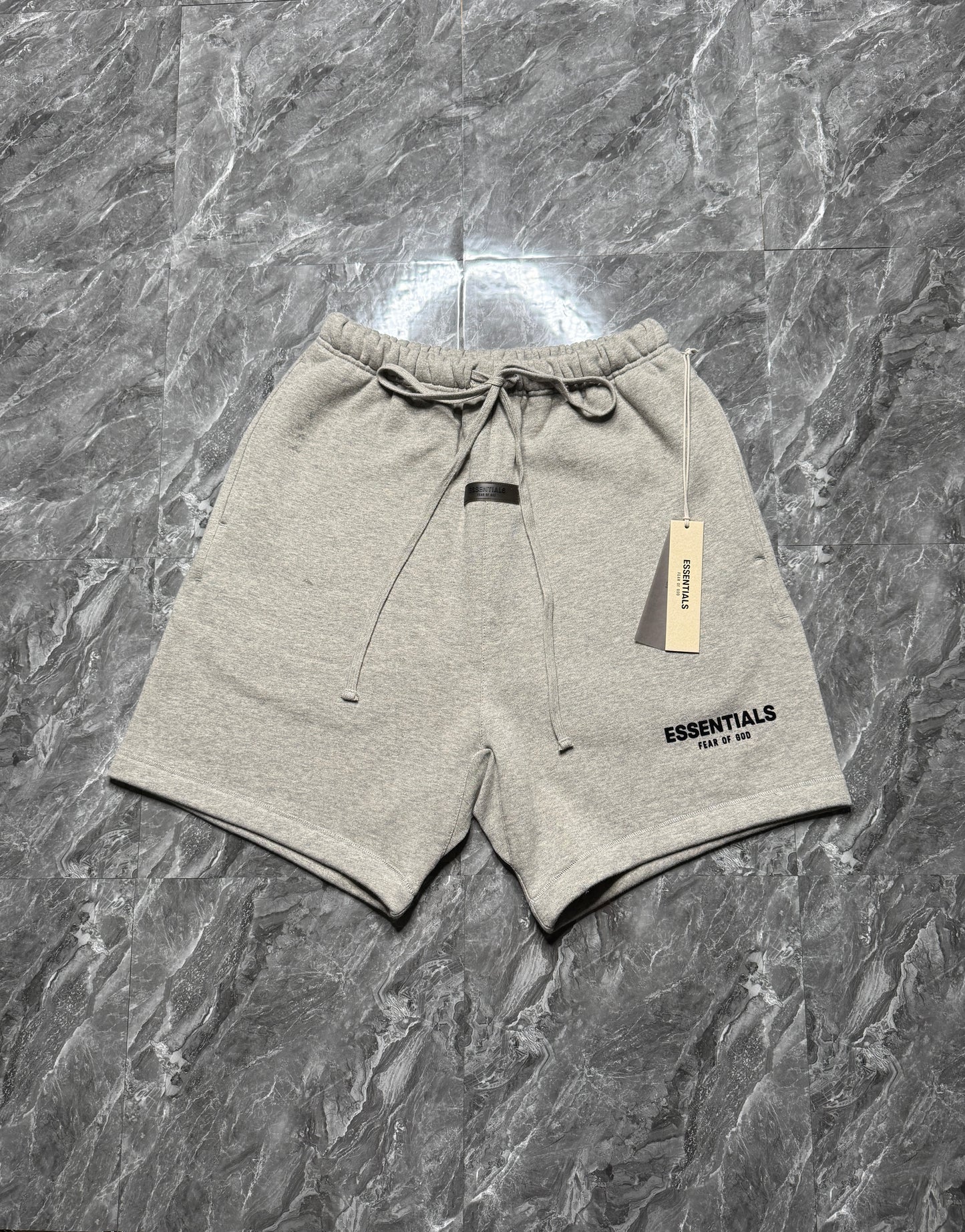 Essentials Dark Oatmeal Sweatshorts
