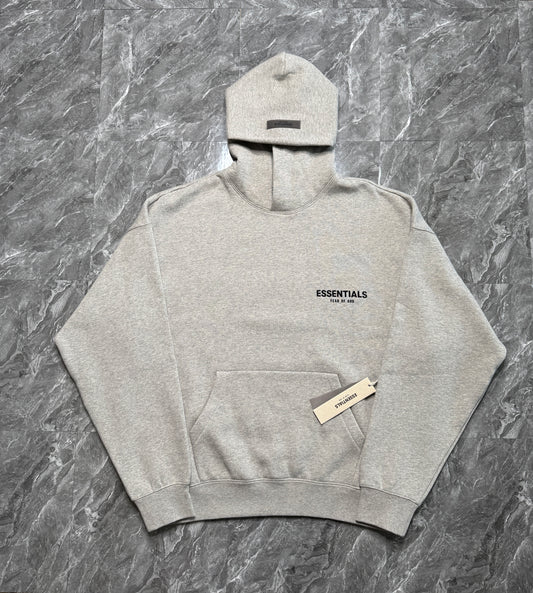Essentials Dark Oatmeal Hoodie