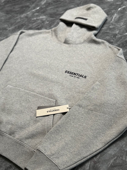 Essentials Dark Oatmeal Hoodie