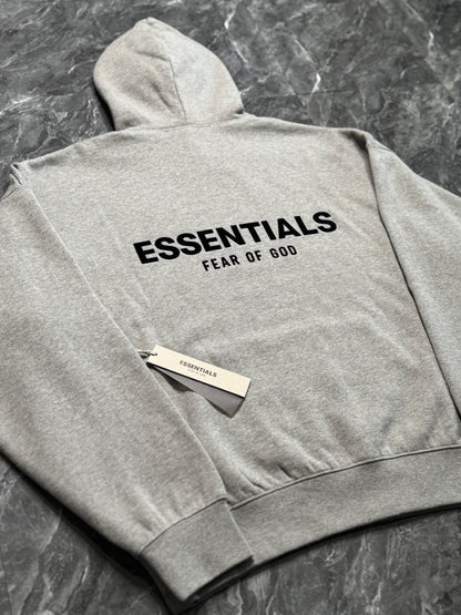 Essentials Dark Oatmeal Hoodie