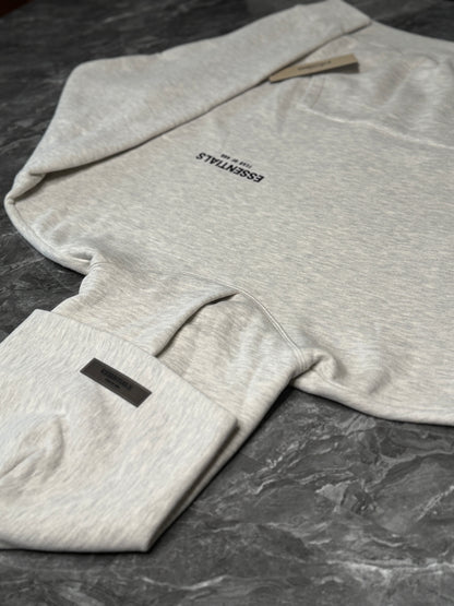 Essentials Light Oatmeal Hoodie