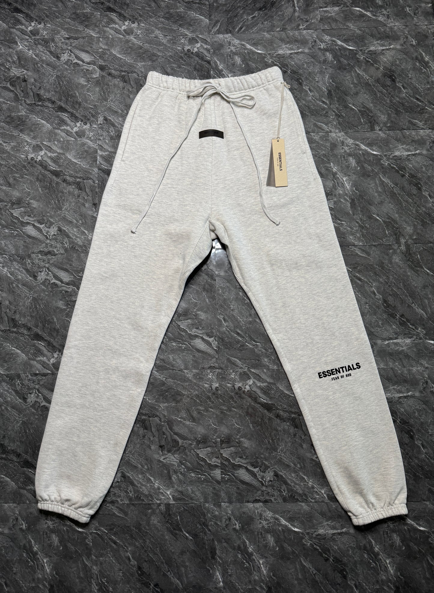 Essentials Light Oatmeal Sweatpants
