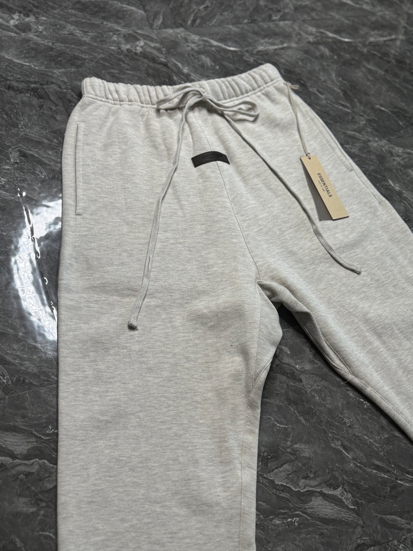 Essentials Light Oatmeal Sweatpants