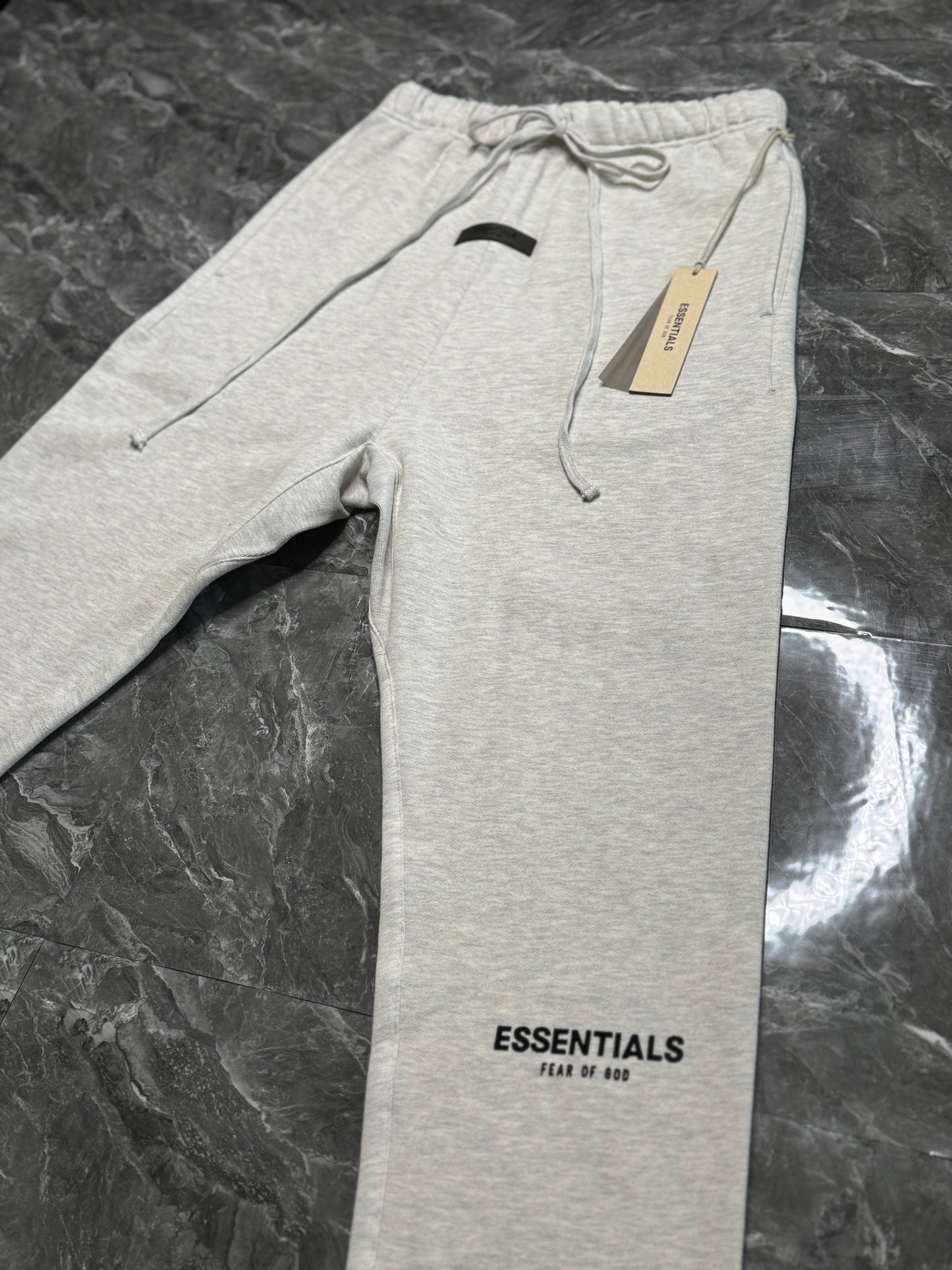 Essentials Light Oatmeal Sweatpants