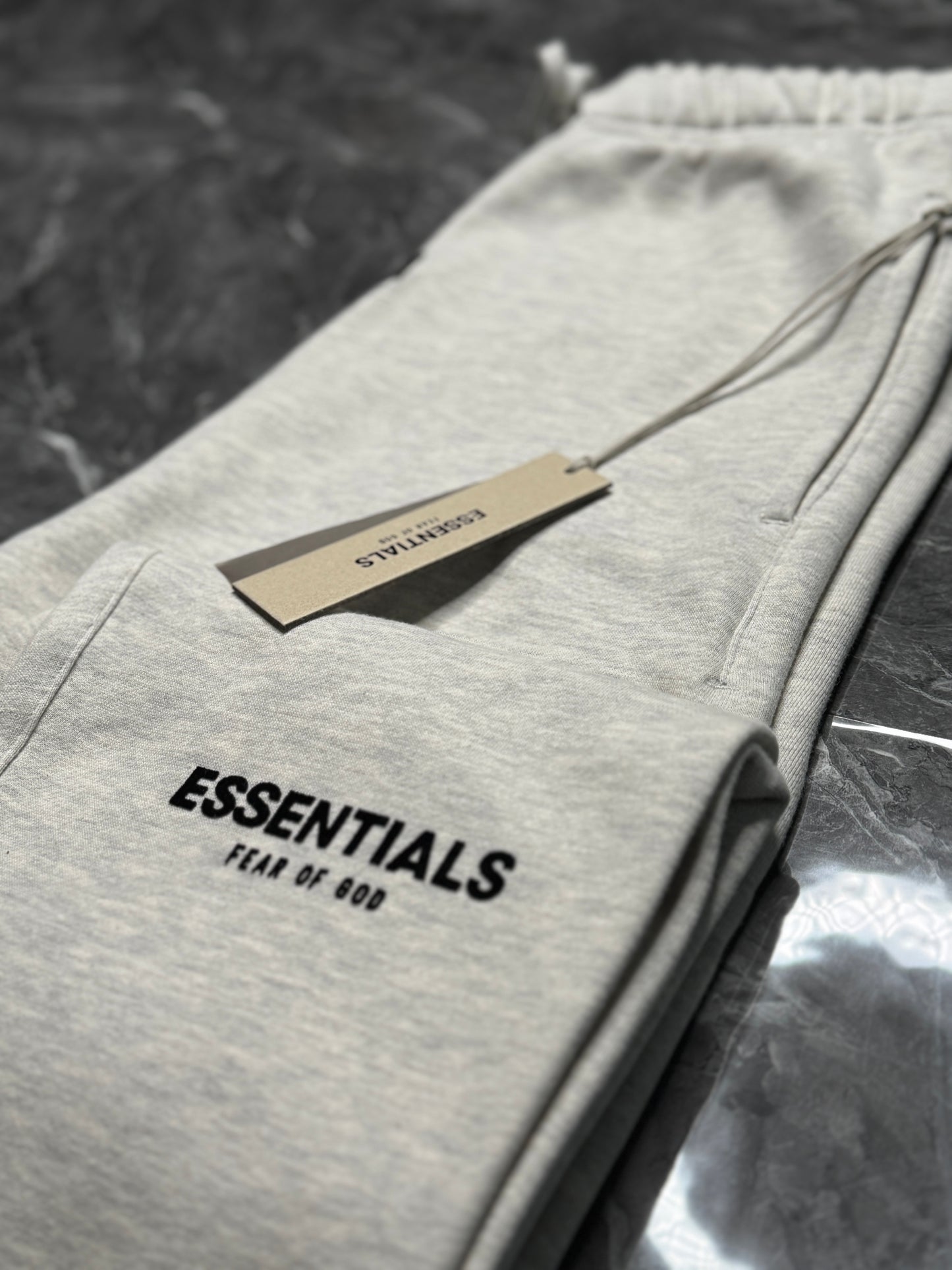 Essentials Light Oatmeal Sweatpants