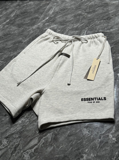 Essentials Light Oatmeal Sweatshorts