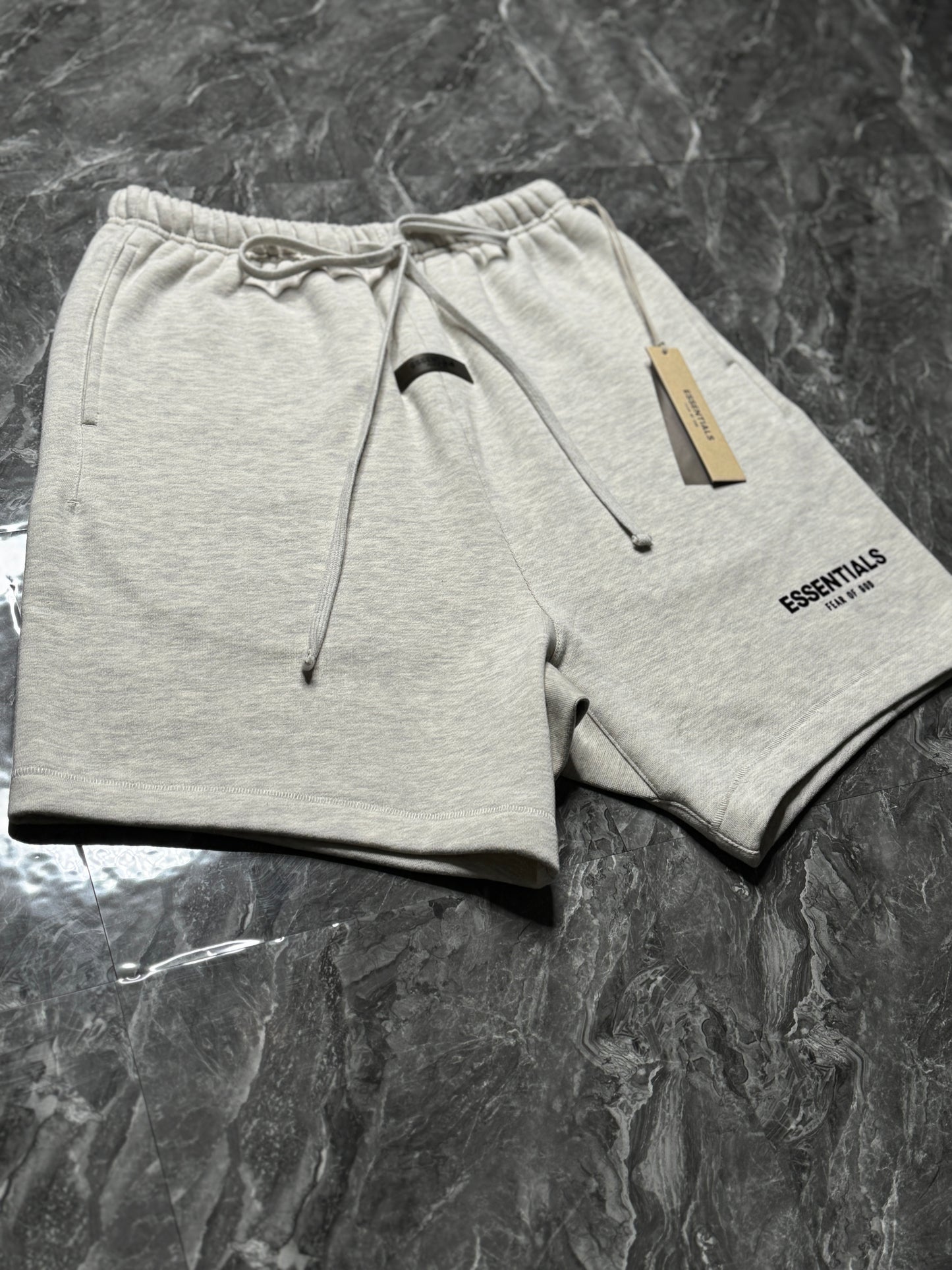 Essentials Light Oatmeal Sweatshorts