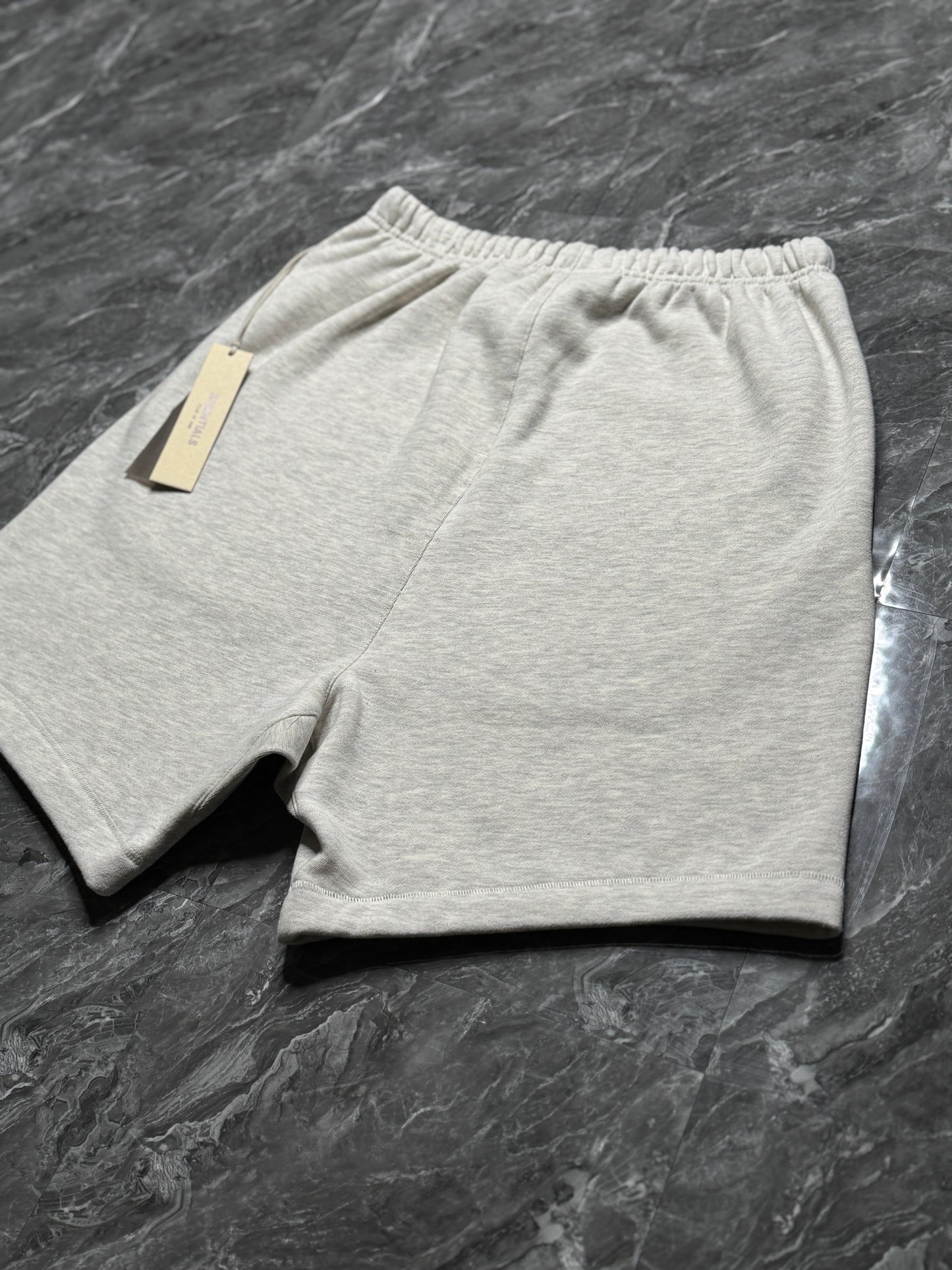 Essentials Light Oatmeal Sweatshorts