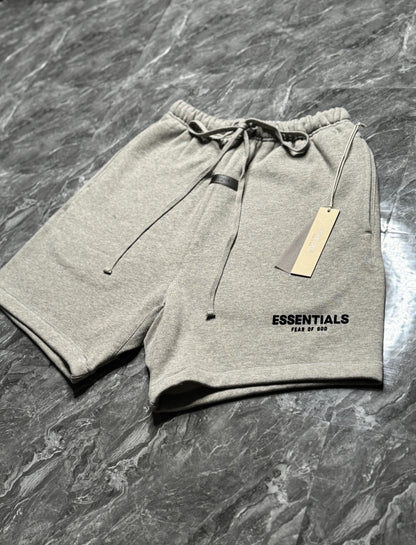 Essentials Dark Oatmeal Sweatshorts