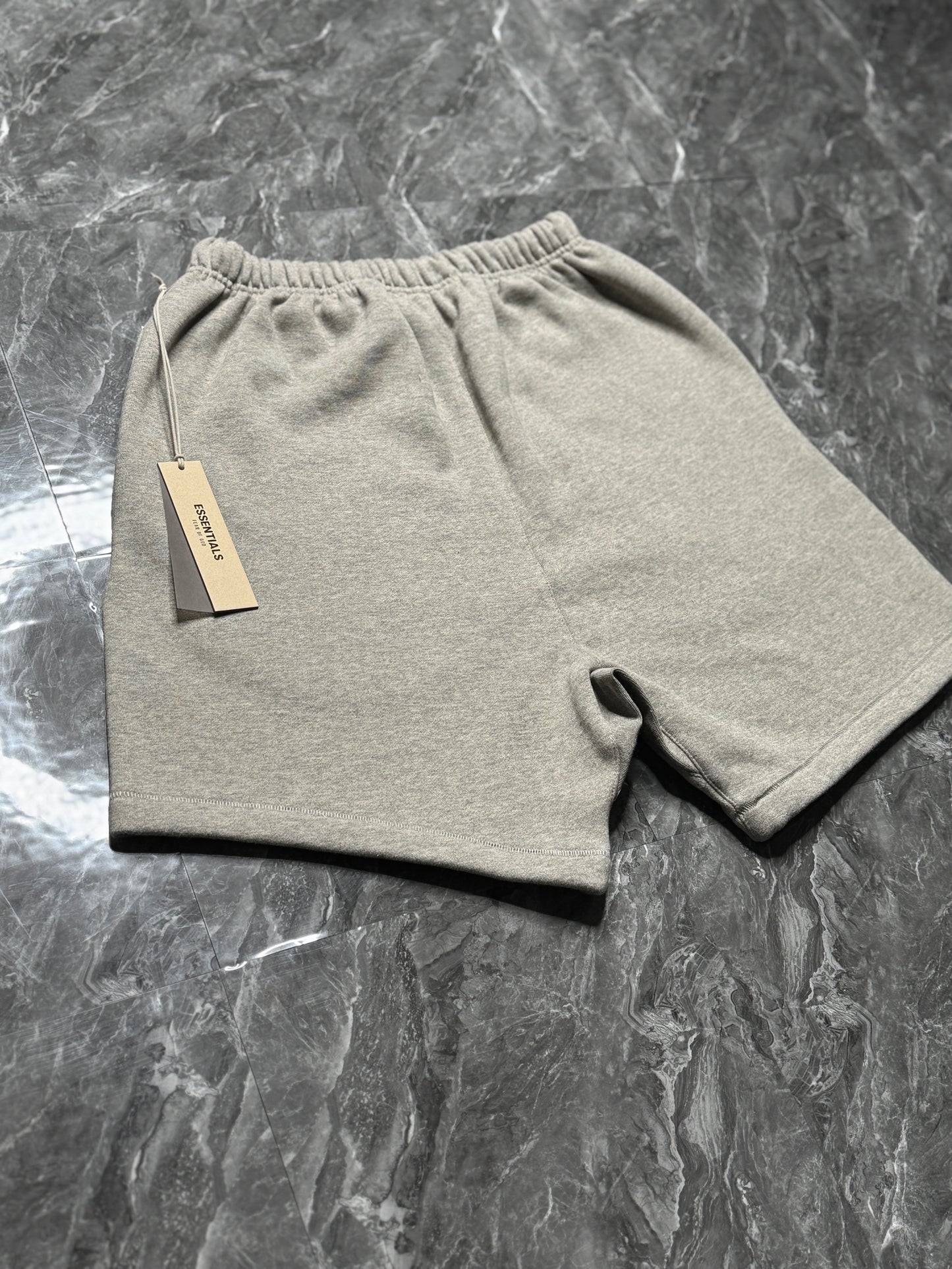 Essentials Dark Oatmeal Sweatshorts