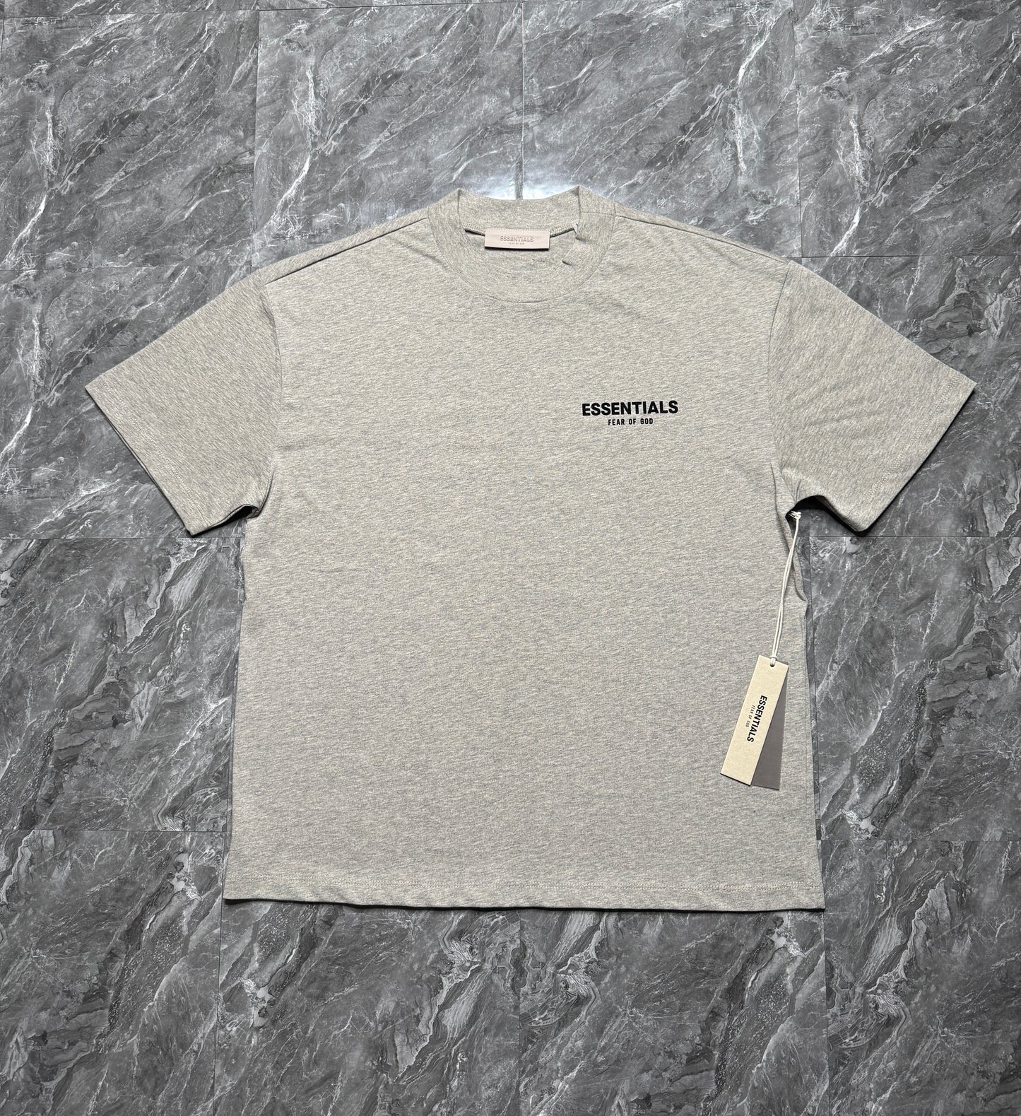 Essentials Dark Oatmeal Tee