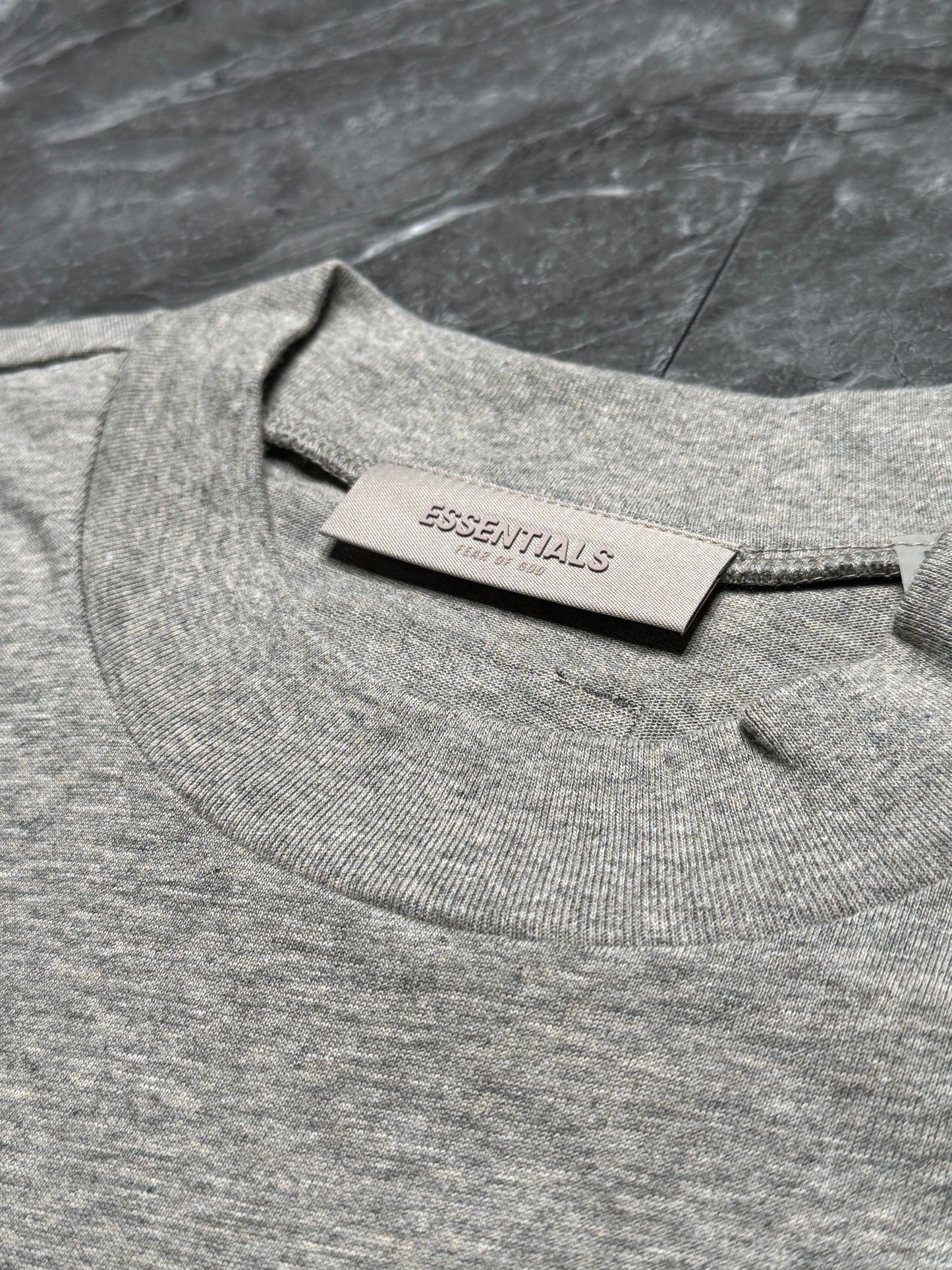 Essentials Dark Oatmeal Tee