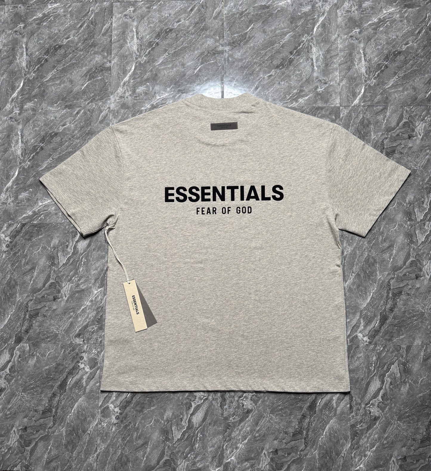 Essentials Dark Oatmeal Tee