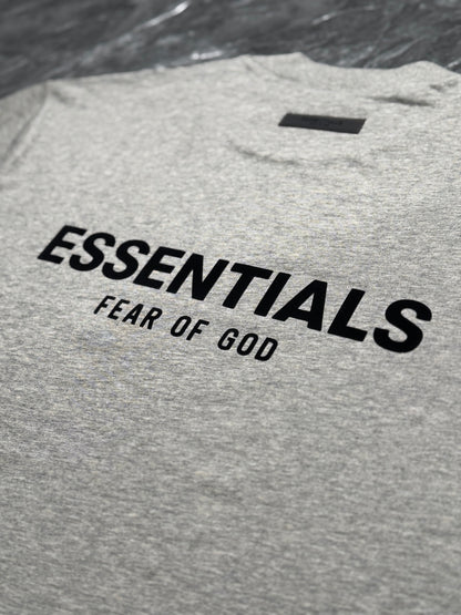 Essentials Dark Oatmeal Tee