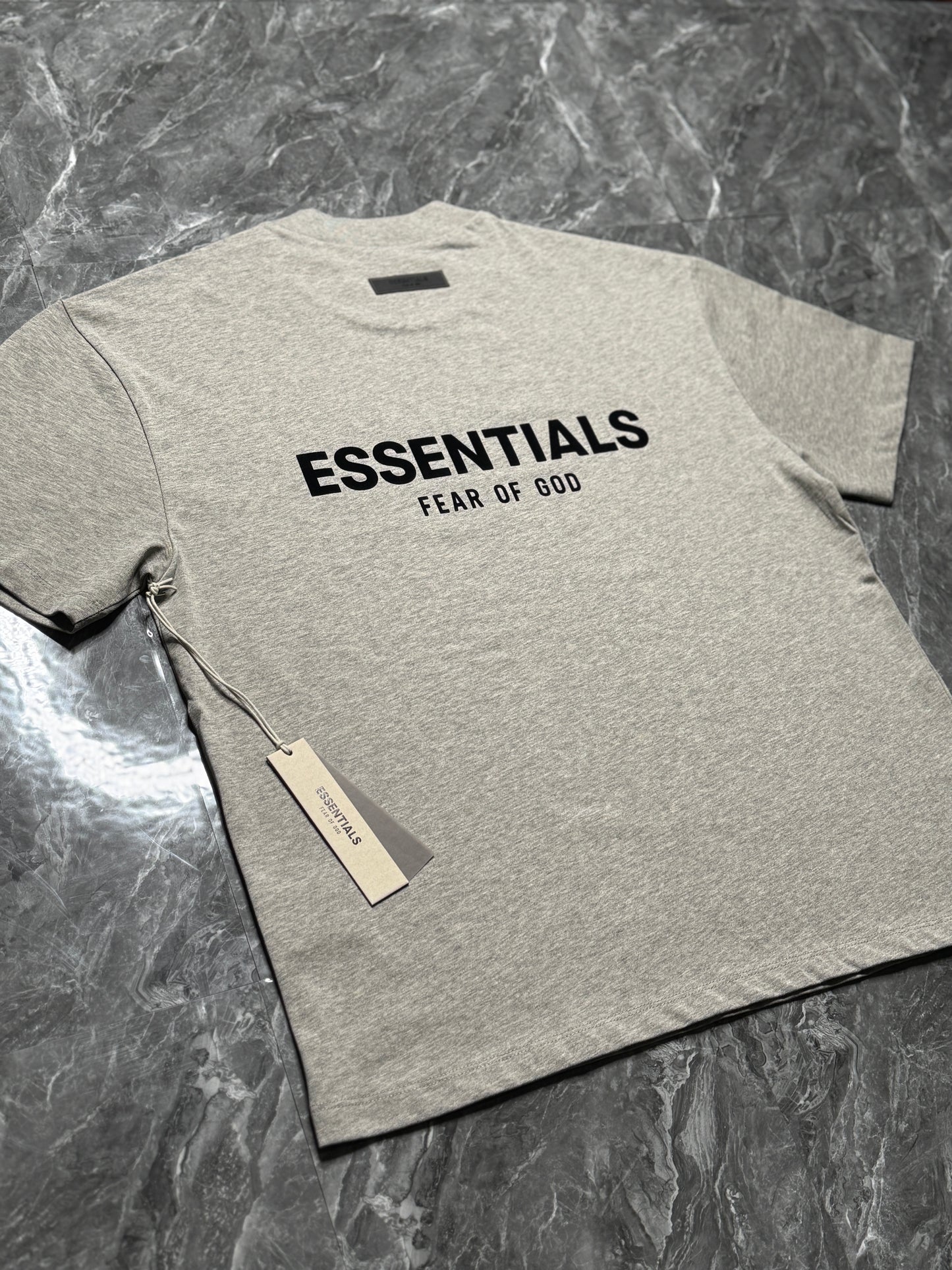 Essentials Dark Oatmeal Tee