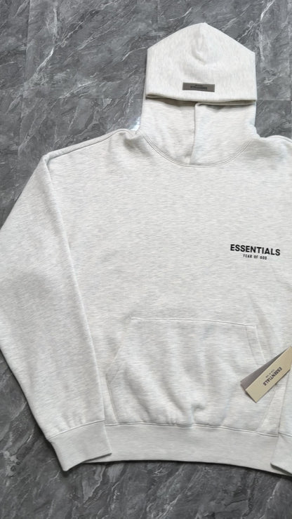 Essentials Light Oatmeal Hoodie